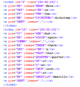 XML example
